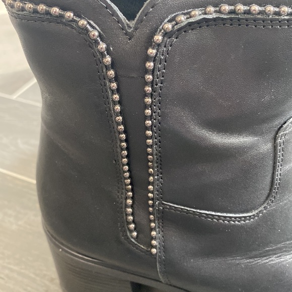 Rizzoli Leather side Zipper Bootie- Black- womens 9.5 - - Picture 7 of 13